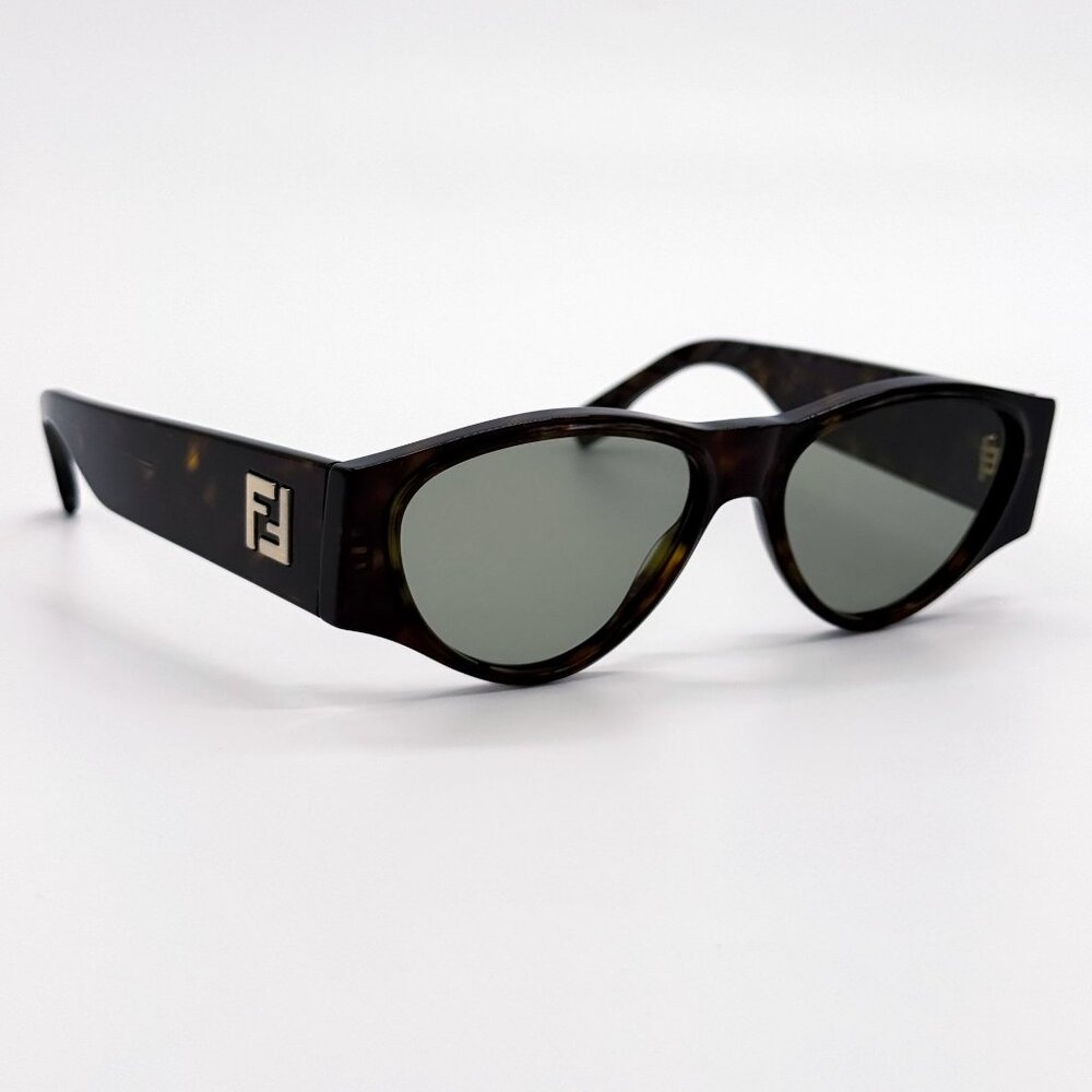 NEW FE40158I 52E FENDI WOMEN SUNGLASSES HAVANA GREY EYEWEAR FENDI
